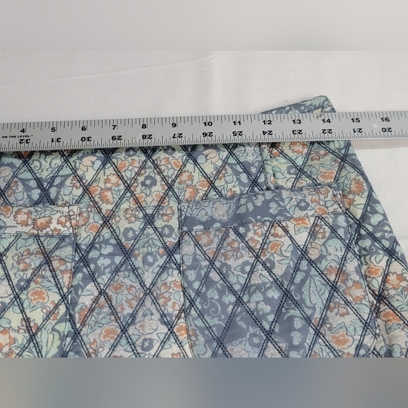 Free People Darla Quilted Mini Skirt Womens Size 2 A- Line Patch Pockets Floral - Picture 10 of 11